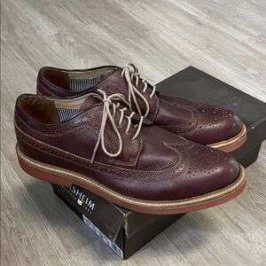Florsheim Burgundy Leather Oxfords